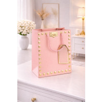 Пакет подарунковий великий PINK 26*32*12см HL-1916