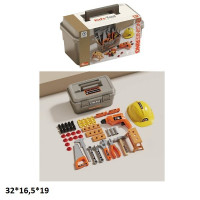 Набір інструментів 8605-1 з каскою.батар.чемодан 32*16,5*19 /16/