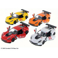 Машинка KT 5397 W (24шт) метал, інерц-я, 12см, відч. двері, 4 кольори, в кор-ці, 16-8-7, 5см