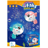 Пістолет з мильними бульбашками 832 (60) 2 види, підсвічування, пляшечка із мильним розчином, в коро