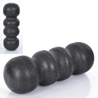 Масажер MS 3651 (20шт) рулон для йоги, розмір 45-15см, чорний, в пакеті, 45-15-15см