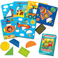 Розвиваюча гра "Гра сортування з дерев'яними фігурками. Транспорт" RW4203