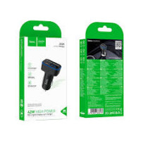 Адаптер автомобильный HOCO Barry digital display car charger Z63A