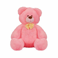 М`яка іграшка "Ведмедик" колір рожевий В70614 висота 1,3 м