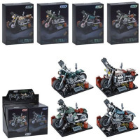 Конструктор B2175 (48шт) мотоцикл, від 286дет, в кор-ці, 4шт(4 види) в дисплеї, 35-26-16см