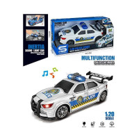 Машина JS 167 C "Поліцейська машина", звук, підсвітка, масштаб 1:20, гумові колеса, інерція,
