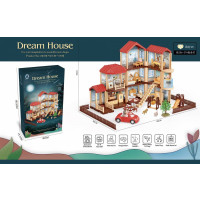 Ляльковий будиночок з меблями "Dream House"556-27А  251pcs