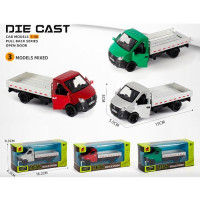 Машина 3619A (60шт) інерція, метал, 14,5см, відчиняються двері, гумові колеса, 3 кольори, в кор-ці,