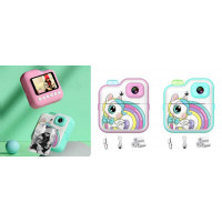 Фотоапарат-принтер C 72977 (40) 2 кольори, type-C, роз’єм для SD карти, фото, відео, гри, 3 рулони т