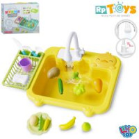 Кухня WD-801A (20шт) 46-31,5-31см, мийка-ллється вода, продукти, посуд, 16предметів, на бат-ці, в ко