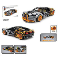 Конструктор KY 1083 (12) “Автомобіль”, 385 елементи, інерційний механізм, в коробці