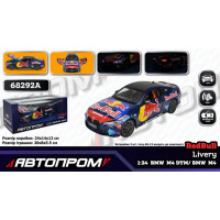 Іграшка машина мет. АВТОПРОМ арт. 68292A (12шт/2) 1:24 BMW M4(G82), батар,світло,звук,відкр.двері,ко