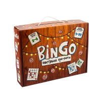 Настільна гра-лото 30757 (укр) "BinGo", в кор-ці 24,6-18,3-5,5