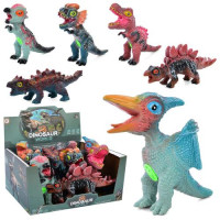 Фігурка 6721 (72шт) динозавр, від 19см, звук, бат(табл), 12шт(6 видів) в дисплеї, 36-27,5-18см