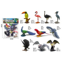 Набір тварин Q 907-9 (48) "Птахи",10 фігурок, в пакеті