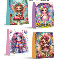 Пакет подарунковий C 75696 (360) 4 види, ВЕЛИКИЙ, ВИДАЄТЬСЯ ТІЛЬКИ МІКС ВИДІВ