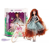 Лялька KH23/020 Emily Romantic з велосипедом короб.30*34.5*10 см