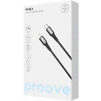 Кабель Proove WireX Type-C to Lightning 27W (1m) black,2101