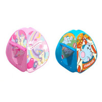 Намет MR 1586 (12шт) піраміда, 74-74-в87см, вхід-накидка(липучки, зав'язки), 1 сторона сітка, 2 види