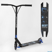 Самокат трюковий Best Scooter 54528 (1) HIC-система, ПЕГИ, алюмінієвий диск та дека, колеса PU d-110