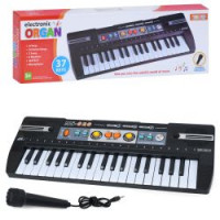 Синтезатор R751 (9шт) 37 клавіш, 43-16-5см, мікрофон, 3тони, 8ритмів, 24демо, на бат-ці, в кор-ці, 5