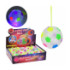 М'яч дитячий MS 4287 (144шт) 7,5см, довга ручка, текстурний, світло, пискавка, бат(табл), 12шт в дис - 1