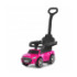 Каталка-толокар M 6255EL-8 (1шт) бат.ручка, муз, світло, шкіра, підсклянник, MP3, BLUETOOTH, рожевий - 1