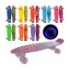 Скейт MS 0749-1 (8шт) пенни56-14,5см, колесаПУ свет, рисунок,8видов, разобр, в кульке, - 1