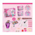 Набір косметики 40012 (60/2) 2 види, тіні, помада, лак для нігтів, накладні вії, накладні нігті, 3 б - 1
