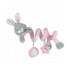 Спіраль плюшева (Кролик,песик)  рожевий,блакитний 30см, арт 0120 - 1