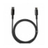 Кабель Baseus Tungsten Gold Type-C-Lightning 20W 1m Black (6953156232037) - 1
