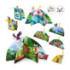 Книжка  056-11-12 (70шт) 14-14-2см, фігурки (кріплення-липучки), пискавка, 2 види, у пакеті, 21-22-3 - 1