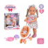 Лялька M 6195 I UA (8шт) Даринка, 40см, музика-звук(укр), пісня, ходить, 2 режими, пупс 13см, коляск - 1