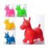 Прыгуны-лошадки MS 0737-2 (12шт) ПВХ, 1250г, 58-28-50см, 5цветов, блестки, в кульке, 31-22-10см - 1