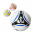 Мяч футбольный EV 3174 (50шт) размер 5, ПВХ, 2 слоя, 300-320гр, 3 вида, в кульке - 1