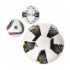 Мяч футбольный EV-3222 (30шт) размер 5, ПВХ 2,7мм, 32панели, 400-420г, 3 вида, - 1