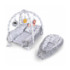 Кокон-килимок для немовляти ME 1197 Gray (6шт) 5 підвісних іграшок, подушечка, 2 дуги, сірий - 1