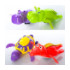 Водоплаваюча іграшка 555-6-7 (180шт) заводна, 3 види (черепаха, крокодил, бегемот), у пакеті, 14-10- - 1