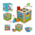 Дерев'яна іграшка Сортер MD 1853 (30шт) сортер, 4 фігури, в кор-ці, 12,5-12,5-12см - 1