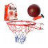 Баскетбольное кольцо M 2654 (8шт) 45см(металл),сетка,мяч резиновый 20см,насос,в кор-ке,45,5-53-11см - 1