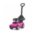 Каталка-толокар M 6253EL-8 (1шт) бат.ручка, муз, світло, шкіра, підсклянник, MP3, BLUETOOTH, рожевий - 1