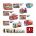 Конструктор KB 8000 (72шт) пожарна машина,від 83 до106 дет, в кор-ці, 4шт (4види) в дисплеї, 28-21-2 - 1