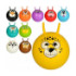 Мяч для фитнеса MS 0484-2 (30шт) с рожками, 55см, 10видов,600г, в кульке,21-16-4см - 1