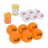 Тенісні кульки MS 3200 (24шт) 50шт, ABS 40мм+, безшовний, 2кольори, в сумці 21-21-15см - 1