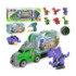 Конструктор MY5605 (24шт) на шурупах, трейлер 42см, динозаври 2шт, шуруповерт, на бат-ці, в кор-ці,5 - 1