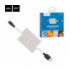 Кабель HOCO X21 "Silicone" microUSB (1М) (черно-белый) - 1