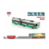 Троллейбус 9716 D (24) “Play Smart"  инерция, на батарейках, подсветка фар, в короб - 1