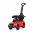 Каталка-толокар M 4848L-3 (1шт) батьк.ручка, музика, світло, MP3, USB, шкіра, червоний - 1