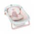 Ванночка ME 1151 PLUS Peony Pink (1шт) дитяча, з термометром, вкладиш, силікон, складана 78,3*49,3*2 - 1
