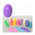 Тесто для лепки MK 0024 (144шт) 8цветов(в стиках), 200г, инструменты 3шт, в яйце, 7-11-7см - 1